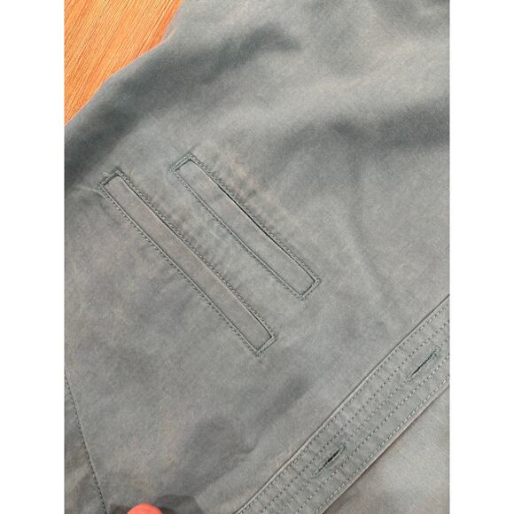 VINTAGE ORVIS DENIM BUTTON DOWN VEST TEAL COLOR SIZE MEDIUM - Picture 7 of 9